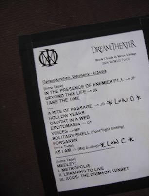 Dream-Theater-Gelsenkirchen-2009 Dream Theater Gelsenkirchen Setlist